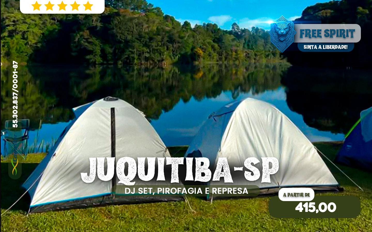 Juquitiba, SP, DJ set, pirofagia e represa