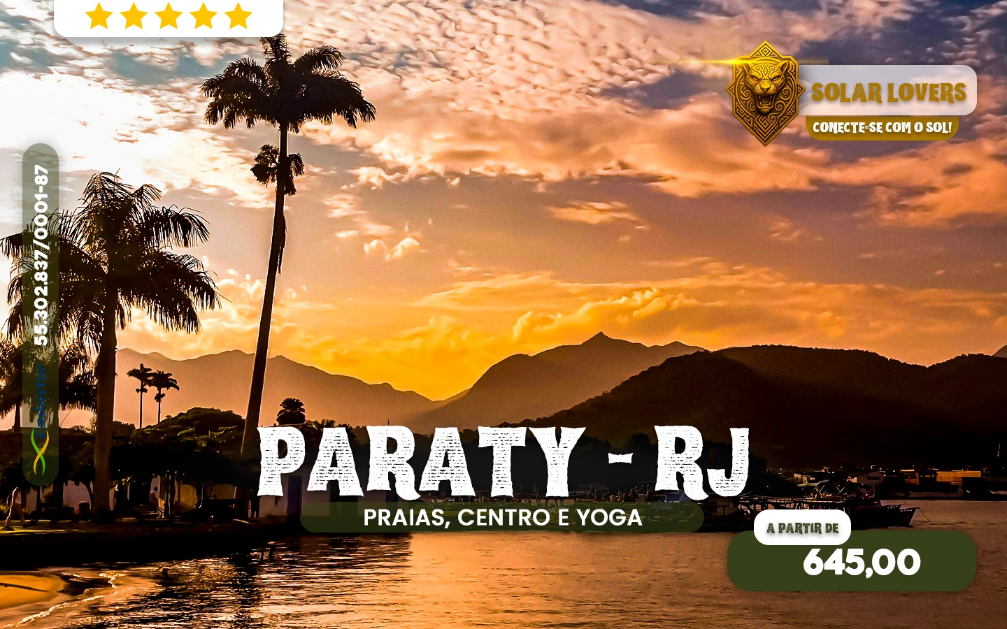 Paraty, RJ, praias, centro e yoga